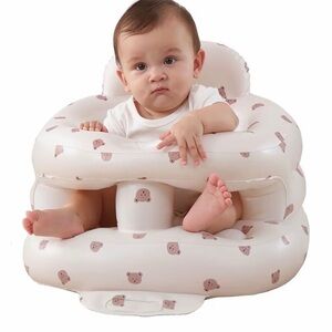 Baby Floor Seat with Bear Print